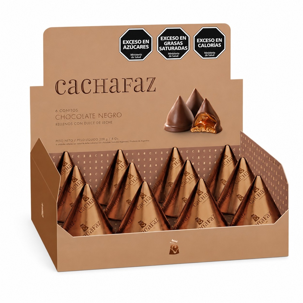 Conito Cachafaz Chocolate x 12u