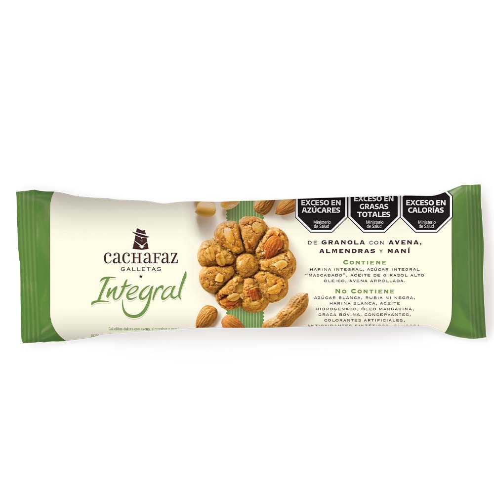 Galletitas Cachafaz Integral Granola  225gr x 21u