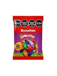 Bolsa Conejos Bonafide  140gr x 24u
