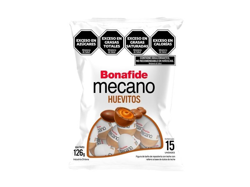 Bolsa Huevo Mecano Bonafide Leche 126gr x 30u