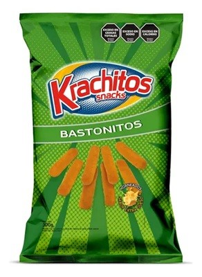 Bastoncitos Sabor Queso Krachitos  60gr x 24u