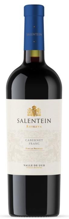 Vino Salentein Reserva Cabernet Franc 750ml x 6u