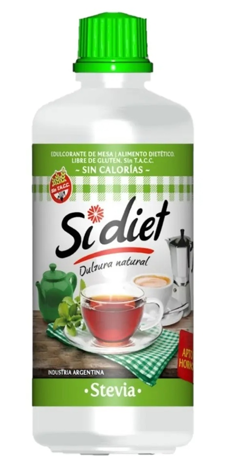 Edulcorante stevia SI-DIET 500ml x 6u