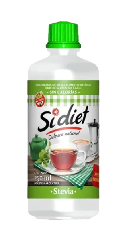 Edulcorante stevia SI-DIET 250ml x 6u