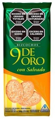 9 de Oro Salvado  200gr x 24u