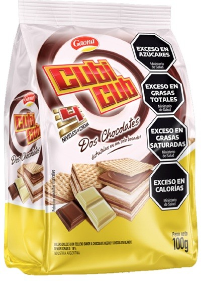 Cubicub Dos Chocolates Gaona 100gr x 20u