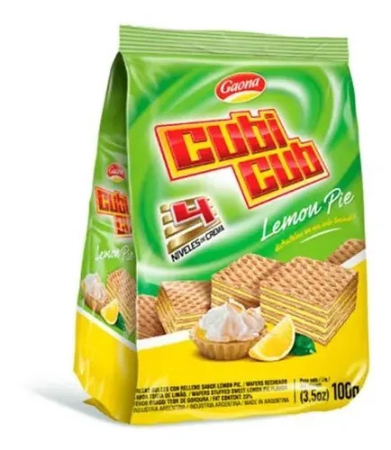 Cubicub Lemon Pie Gaona 100gr x 20u
