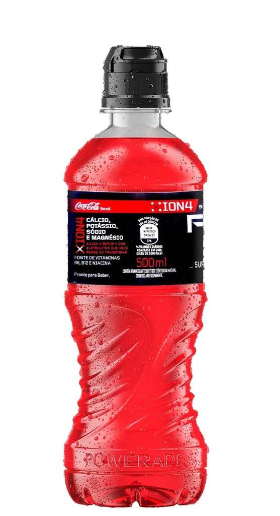 Powerade Frutas Tropicales Rojo 500ml x 6u
