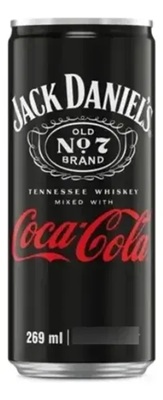 Lata Jack Daniel´s Con Coca Cola Six Pack 269ml x 6u