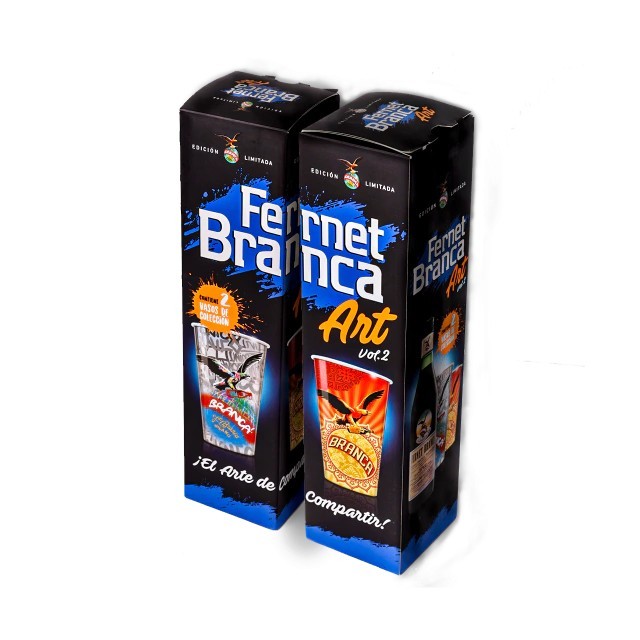 Estuche Branca ART + Vaso Branca 750ml x 6u