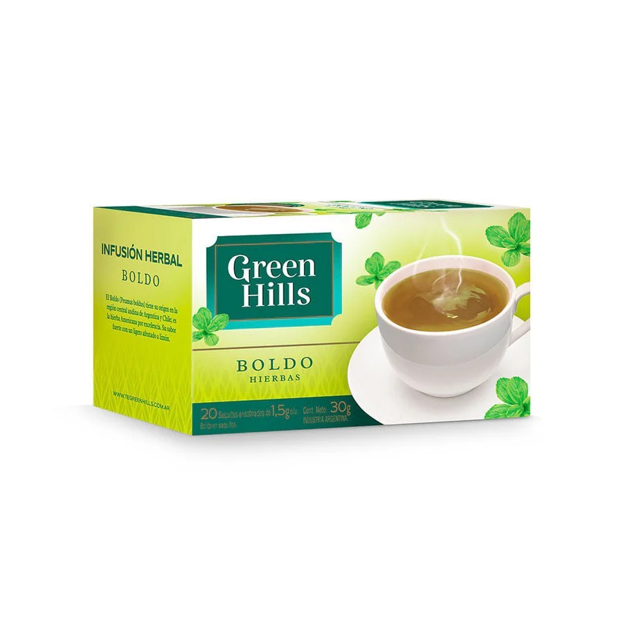 Te Green Hills Boldo Display 1,5gr x 6u