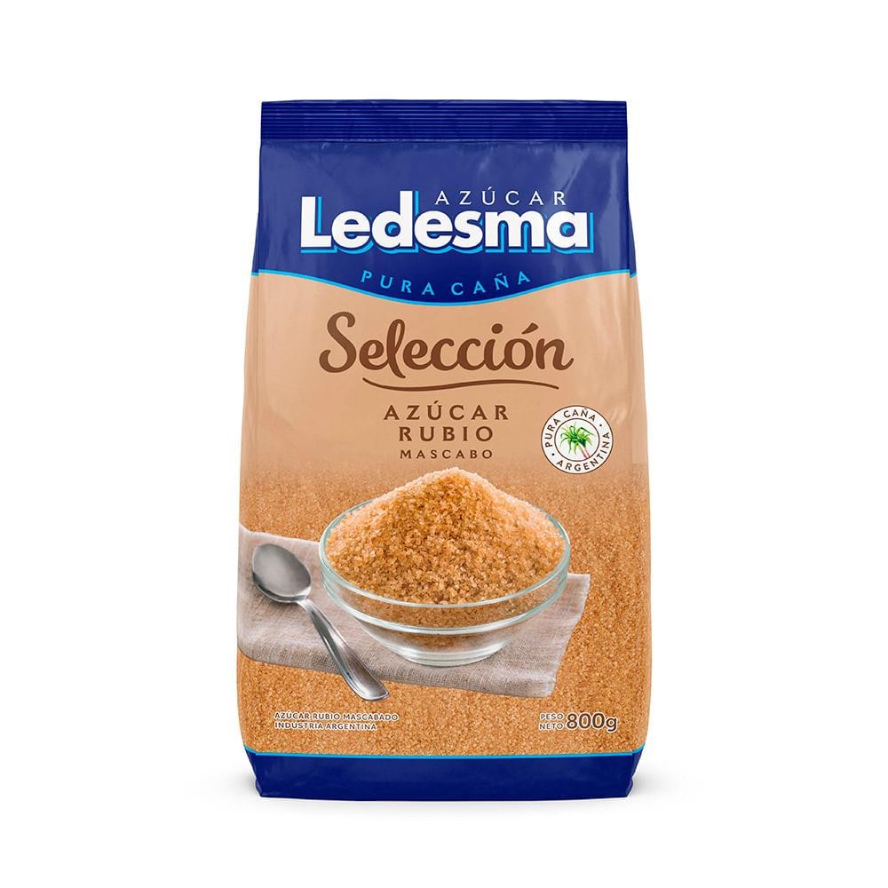 Azucar Ledesma Rubio Mascabo 800gr x 1u