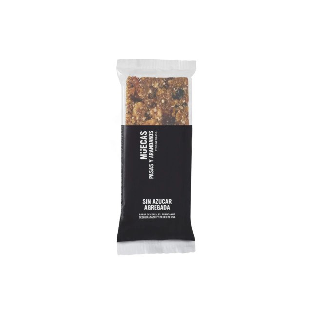 Barrita Muecas Pasas Y Arandanos Display 45gr x 1u