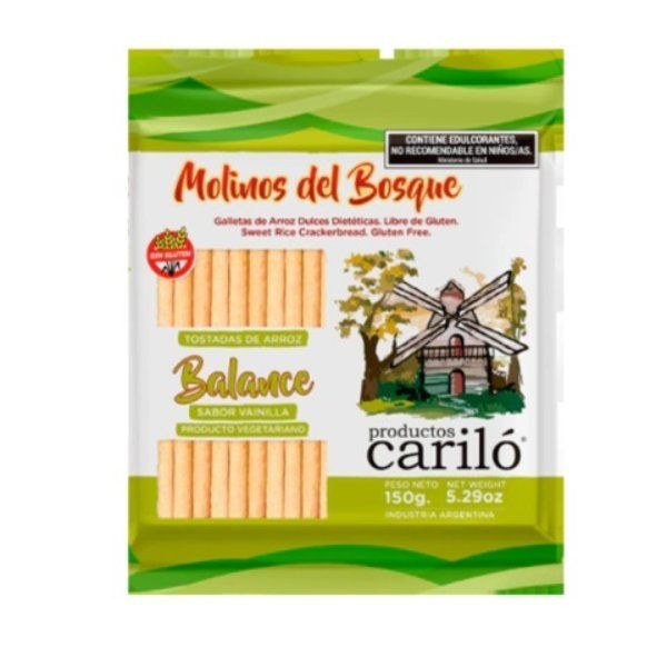Galleta De Arroz Molinos Del Bosque Balance 150gr x 18u