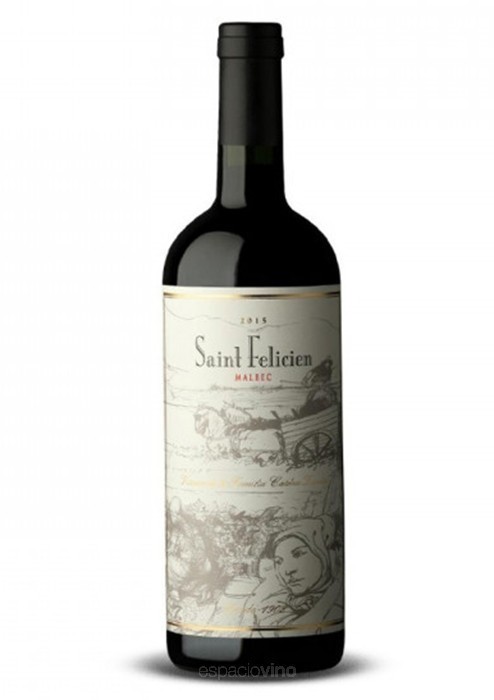 Vino Saint Felicien Malbec 375ml x 12u