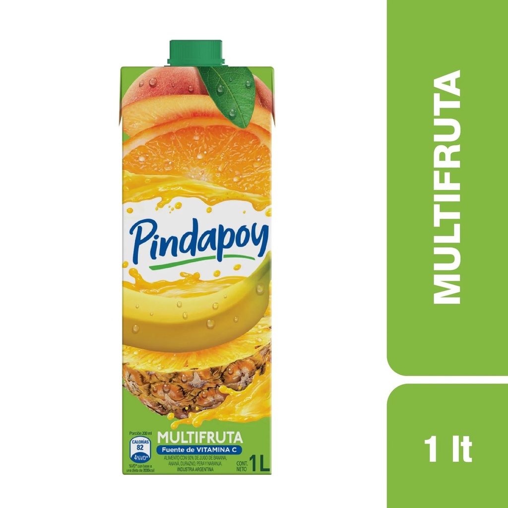 Jugo Pindapoy Multifruta 1l x 8u