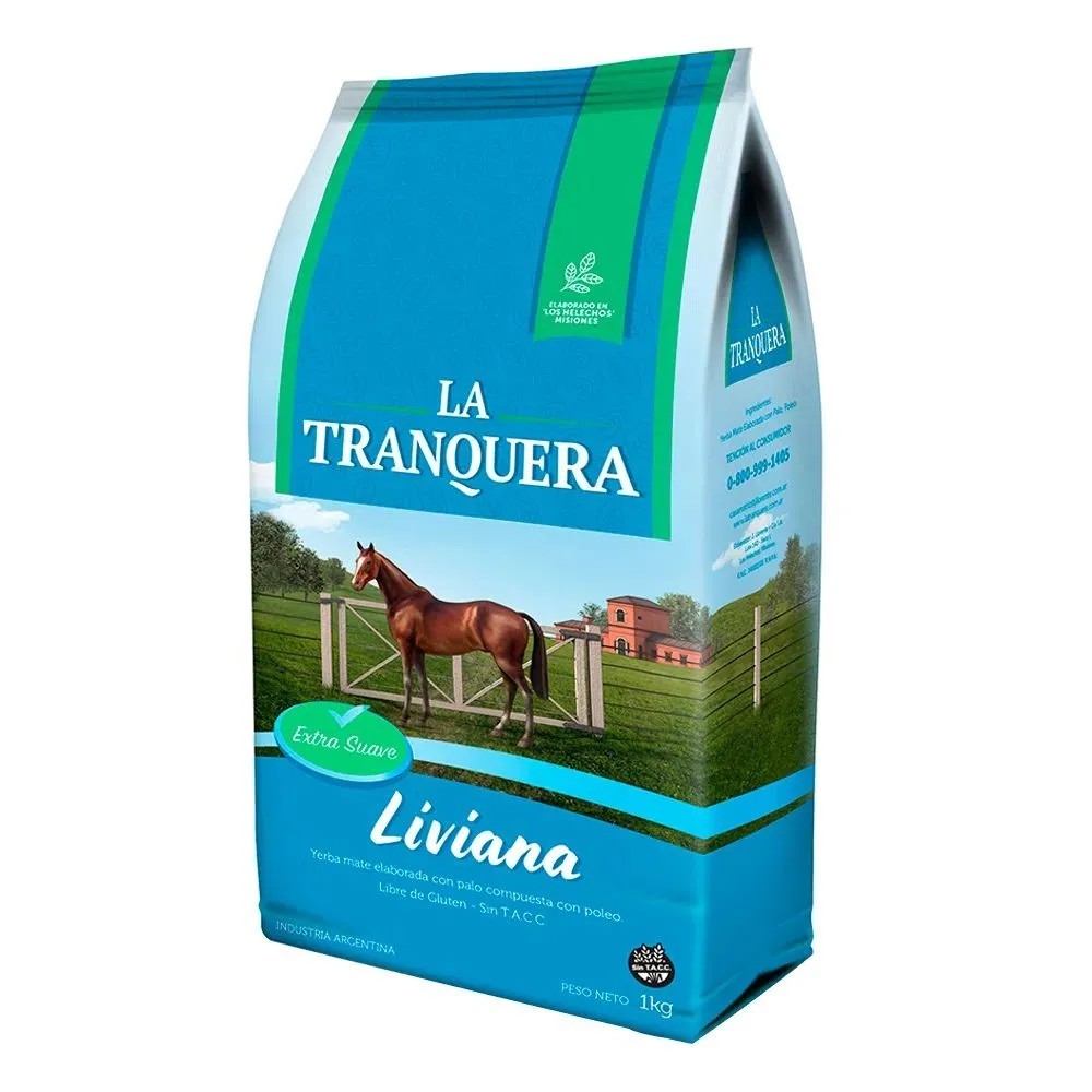Yerba La Tranquera Liviana 1kg x 12u