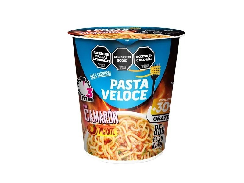 Vaso Veloce Camaron Picante 85gr x 24u