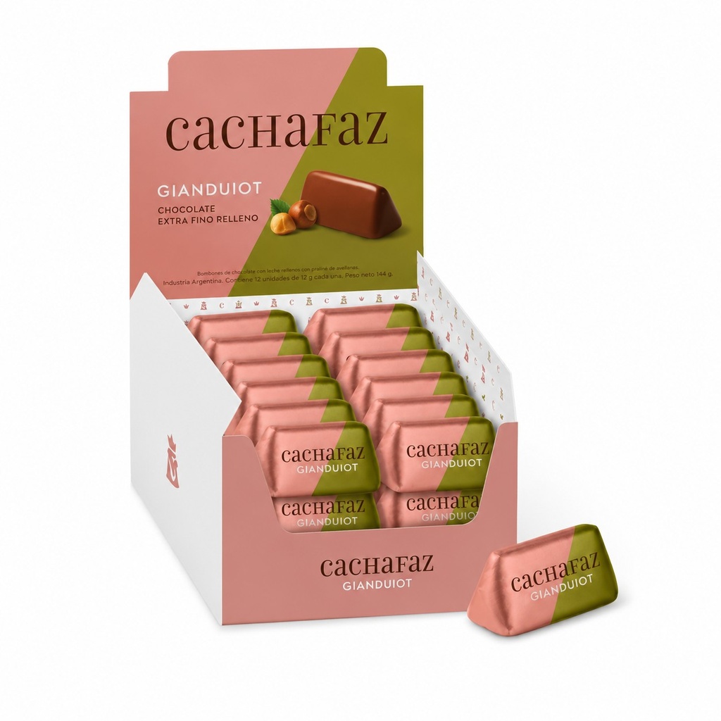 Bocadito Cachafaz Gianduiot Display x 36u