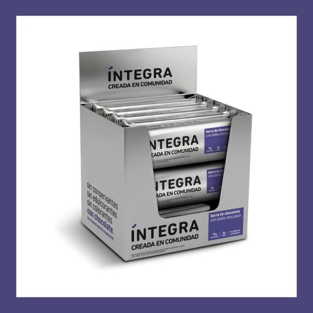 Integra Barra Chocolate con Doble Chocolate 45gr x 10u