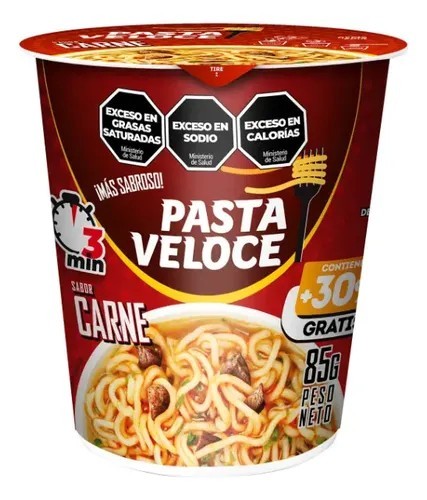 Vaso Veloce Carne 85gr x 12u
