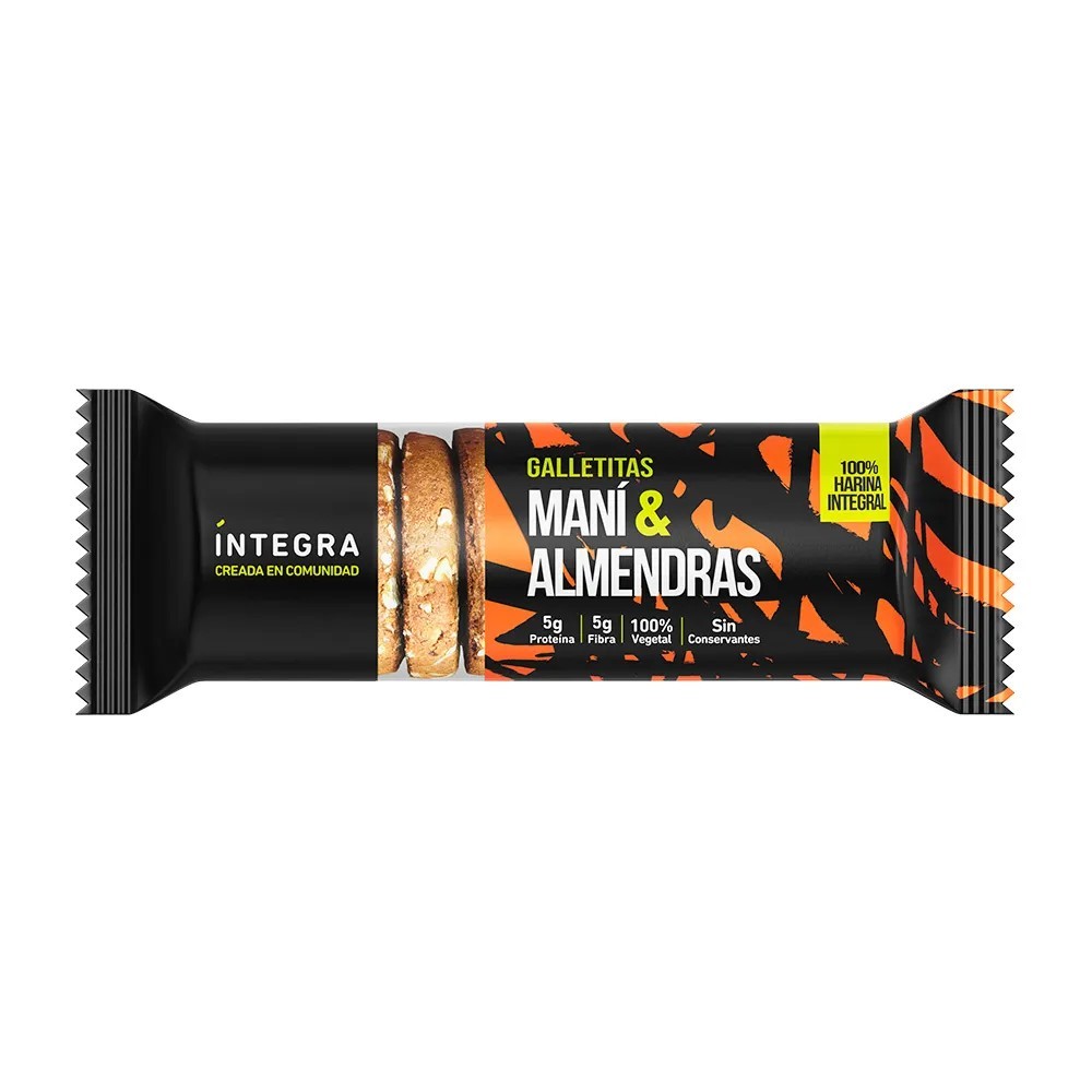 Integra Galletas Maní y Almendras 200gr x 30u