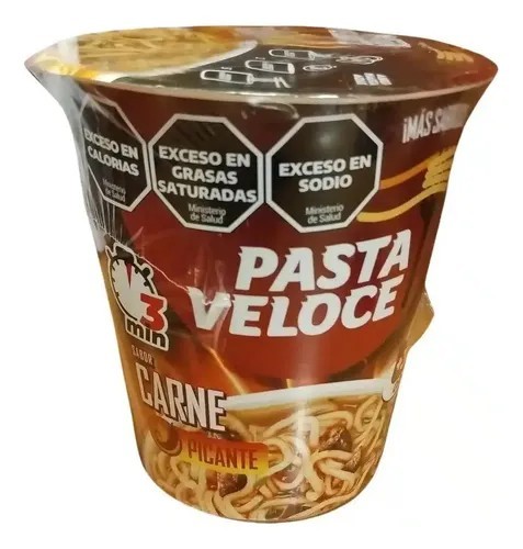 Vaso Veloce carne picante UNIDAD 85gr x 1u