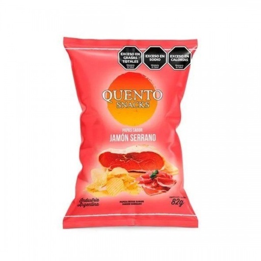 [228110] Papas Jamon serrano Quento 82gr x 18u