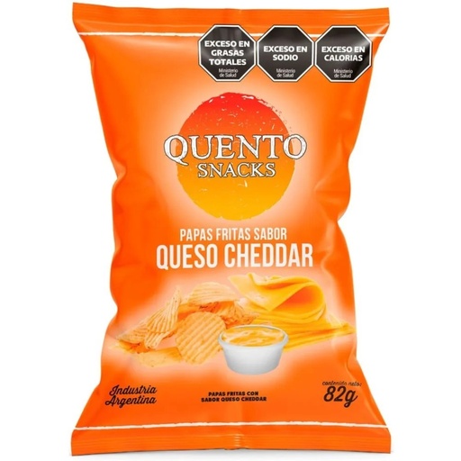 [228112] Papas Queso Cheddar Quento 82gr x 18u