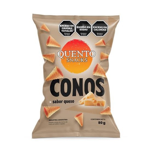 [228120] Conos Queso Quento 80gr x 24u