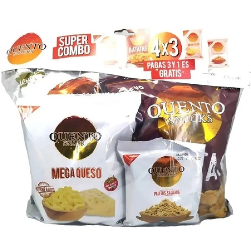 [228134] Combo Bañado 4x3 Quento 277gr x 6u