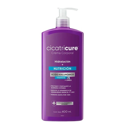 [301091] Crema Cicatricure Nutricion 400ml x 12u