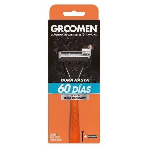 [301094] Afeitadora Gromen 300 Mango + Cartucho x 4u