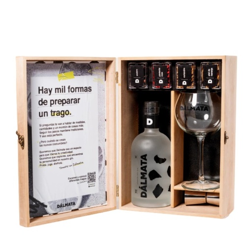 [114193] Box Premium Dalmata (Gin + Botanicos + Copa) 750ml x 1u