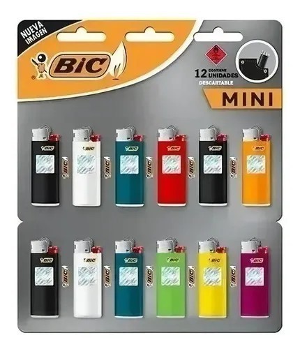 [501008] Encendedor Bic j5 colores x 12u