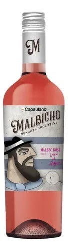 Vino Mal Bicho Malbec Rose 750ml x 6u