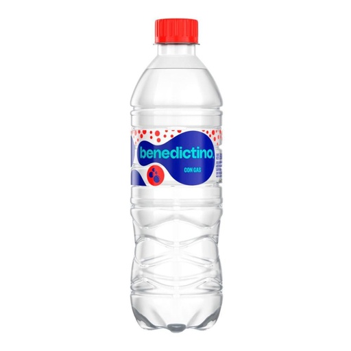 [101010] Agua Benedictino Con Gas 500ml x 12u
