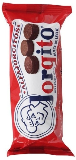 [202015] Alfajorcito Jorgito Chocolate Negro  x 18u