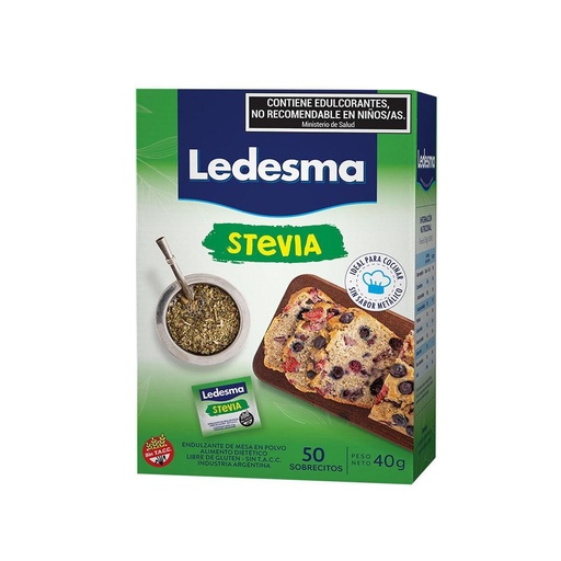 [204011] Edulcorante Ledesma Stevia X50 S  x 6u