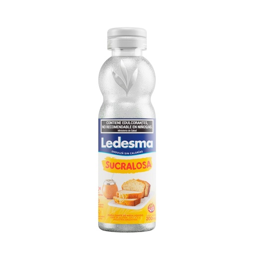 [204013] Edulcorante Ledesma Sucralosa 200ml x 6u