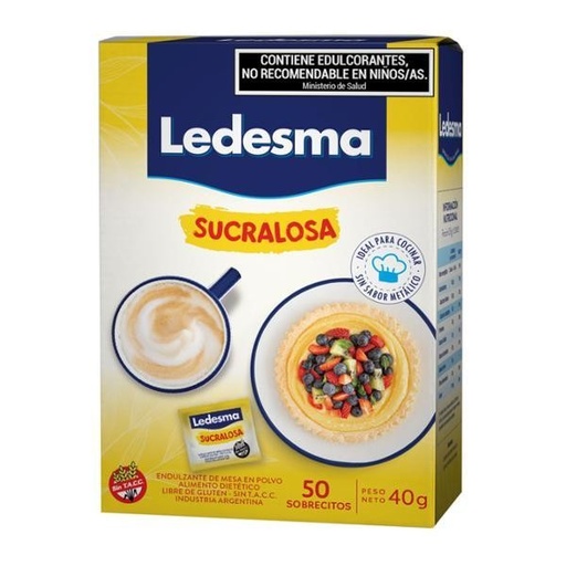 [204014] Edulcorante Ledesma Sucralosa X50 S  x 6u