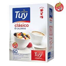 [204017] Edulcorante Tuy Clasico Polvo Display 50Sobres x 10u