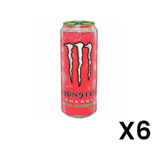[104010] Lata Monster Energy Rosso 473ml x 6u