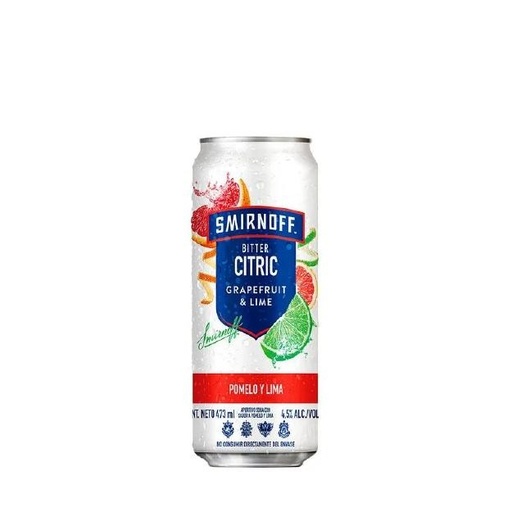 [106025] Lata Smirnof Ice Lata Grapefruit&Lime 473ml x 24u