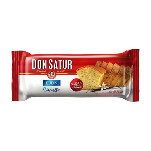[207007] Budin De Vainilla Don Satur 190gr x 15u
