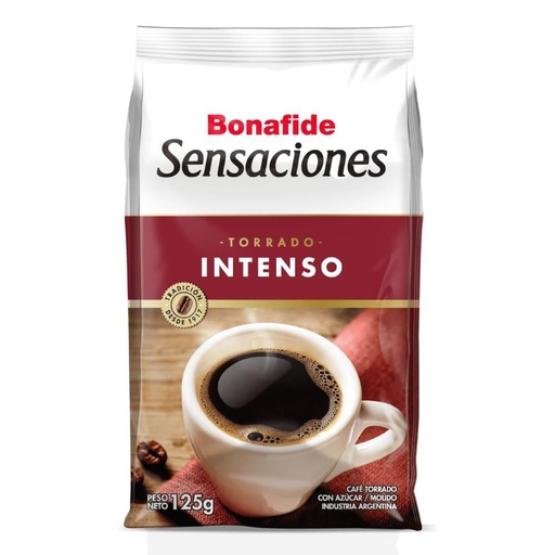 [208019] Cafe Sensaciones Torrado Intenso Bonafide 125gr x 12u
