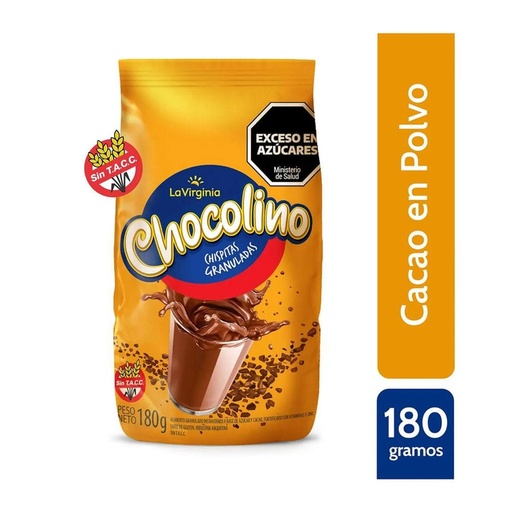 [208043] Chocolino Cacao 180gr x 12u