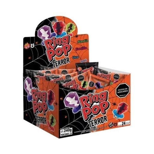 [210011] Ring Pop Terror Display  x 24u
