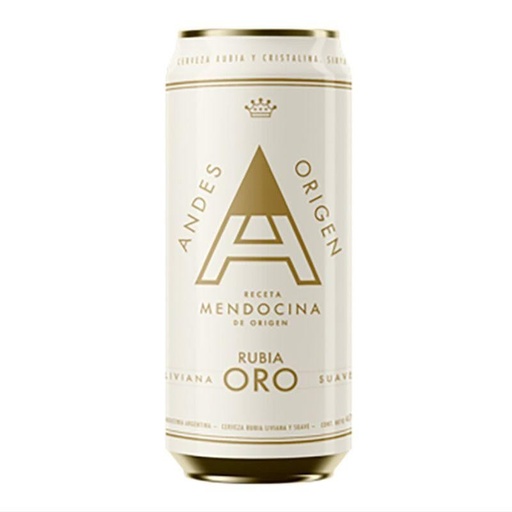 [109012] Cerveza Andes Oro Lata 473ml x 24u