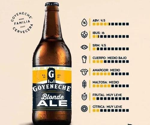 [109060] Cerveza Goyemeche Blonde Ale 500ml x 6u